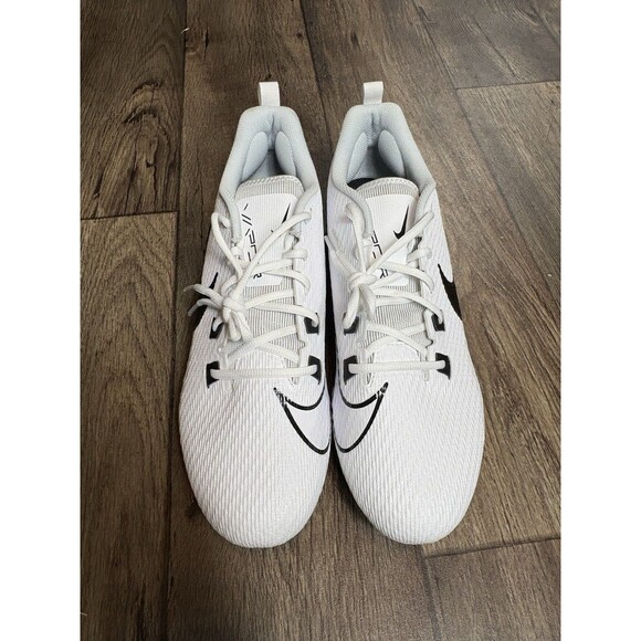 Nike Vapor Edge Speed 2 PE Football Cleats White Black FZ4264-100 Men's Size 12 - Picture 1 of 7